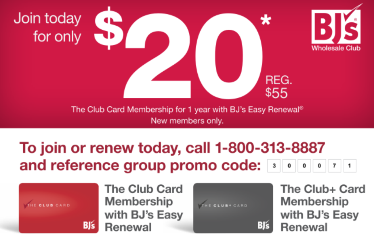 Semiannual BJ's Wholesale Club renewal/new membership drive IBEW 2032